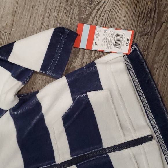 Cat & Jack Striped Cover Up Top Size 2T - Picture 5 of 6